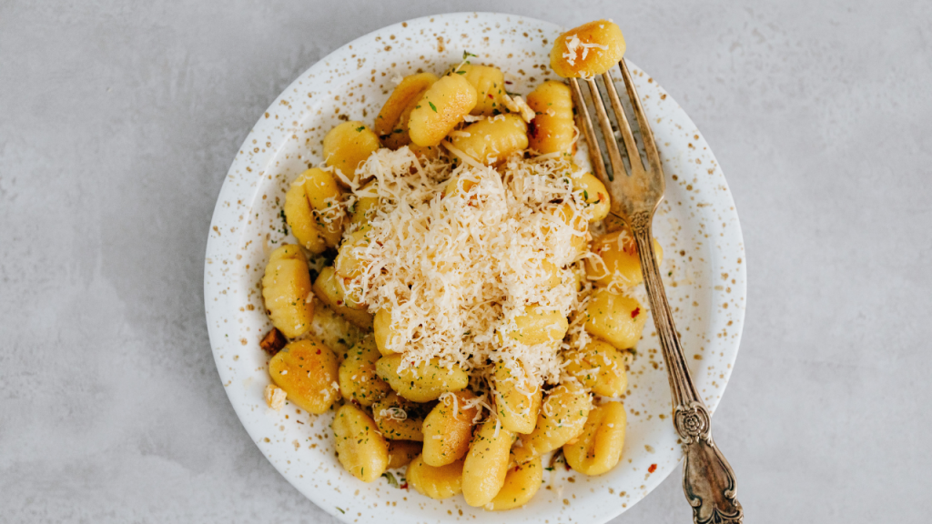 Pan-fried gnocchi