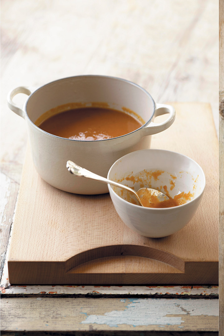 Carrot and orange winter soup recipe