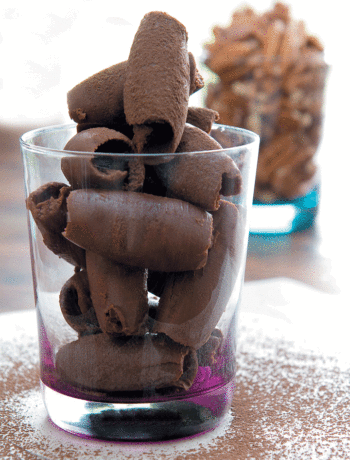 Chocolate praline truffle scoops recipe