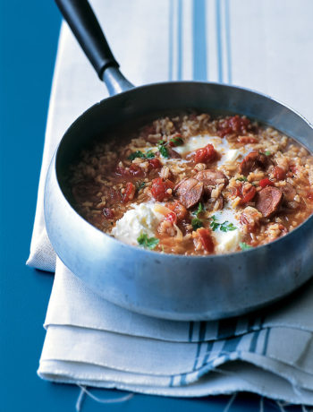 Chorizo and rice soup recipe
