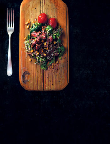 Flat-iron steak salad recipe