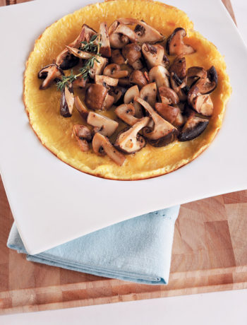 open mushroom omelette recipe