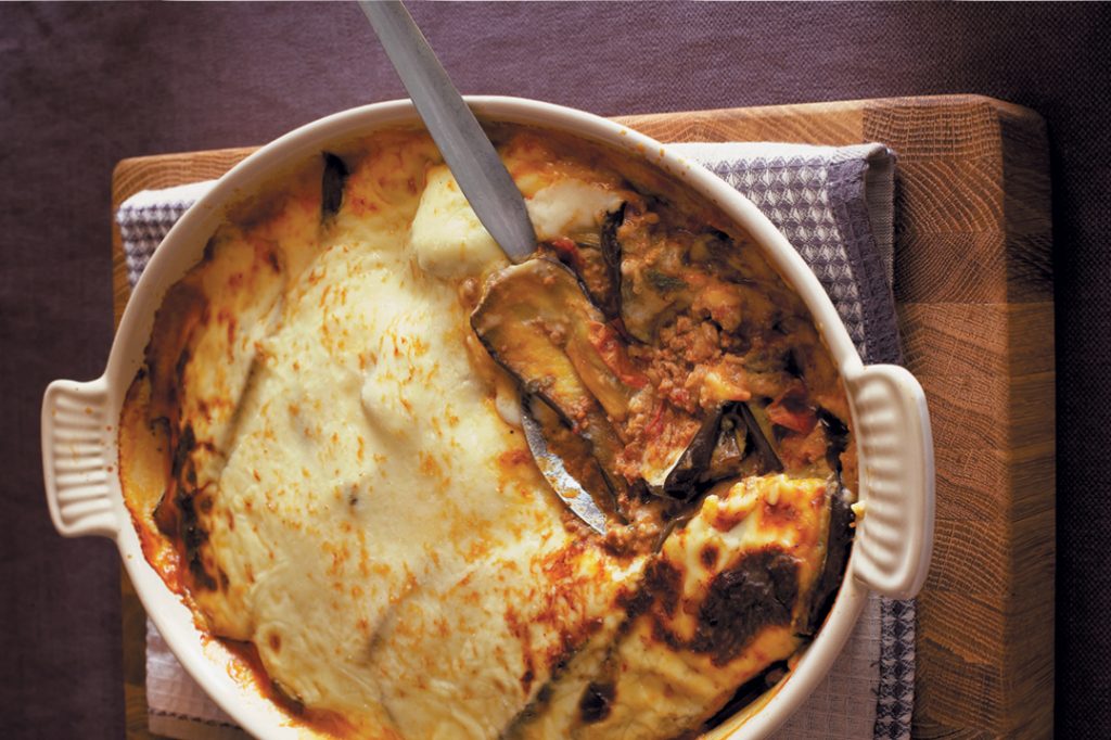 Organic Karoo lamb moussaka