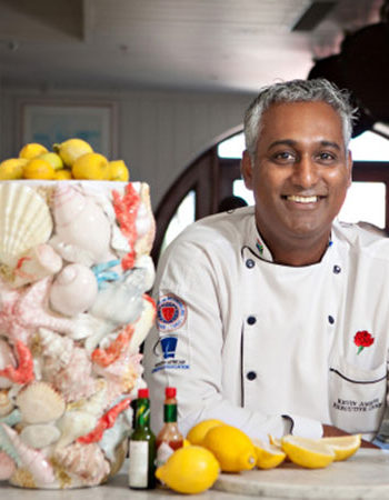 Kevin Joseph creates meals fit for kings at the Oyster Box Hotel