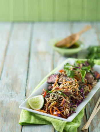 Crunchy Thai beef salad recipe