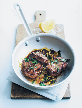 Veal with caper butter recipe