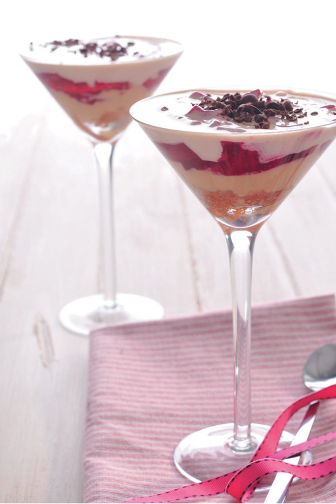 Festive strawberry trifle recipe