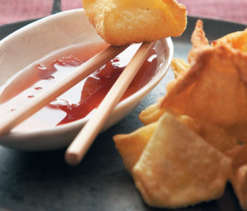 Deep-fried cheese parcels recipe