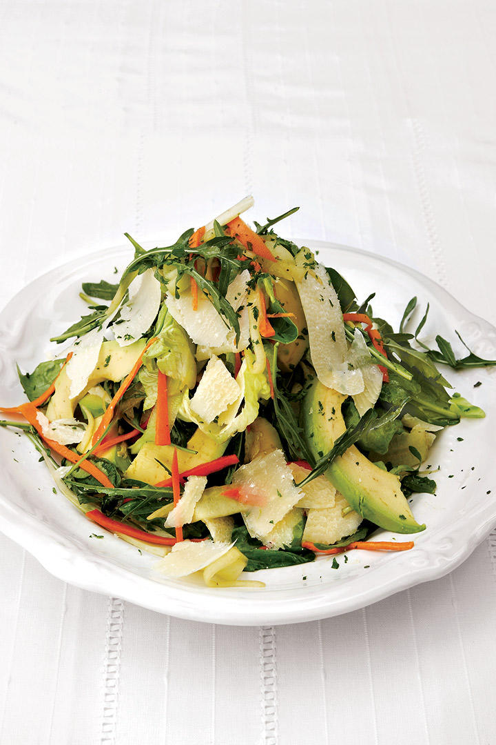 Simple summer leaf salad recipe