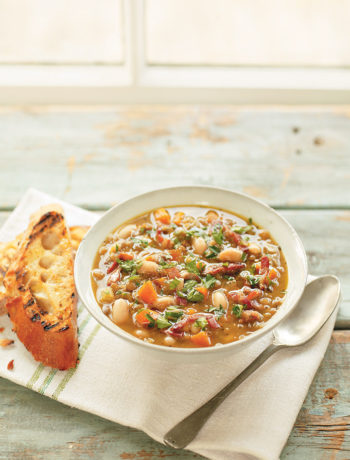 Store cupboard lentil soup recipe