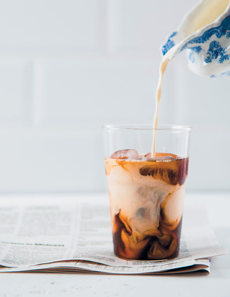cold brewed coffee