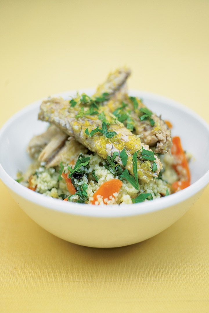 Good fish and couscous recipe
