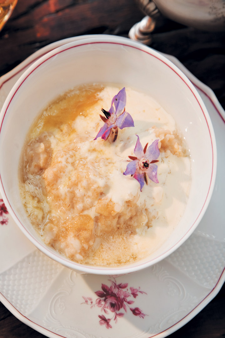 Scottish oats with fresh cream and whisky recipe