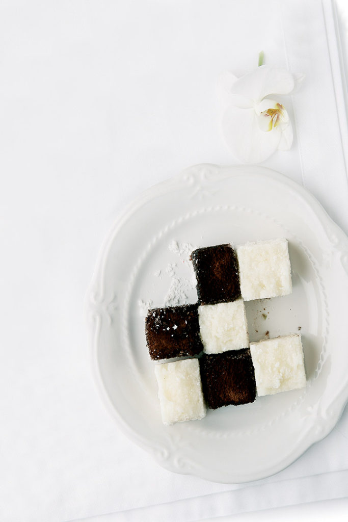 Chessboard tea cakes recipe