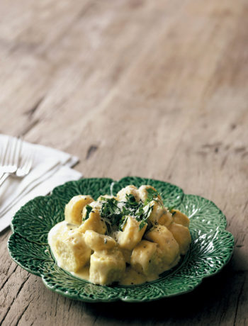 Three-cheese gnocchi recipe