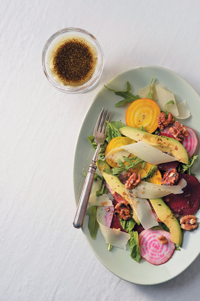 Beetroot salad with citrus and poppy-seed vinaigrette recipe