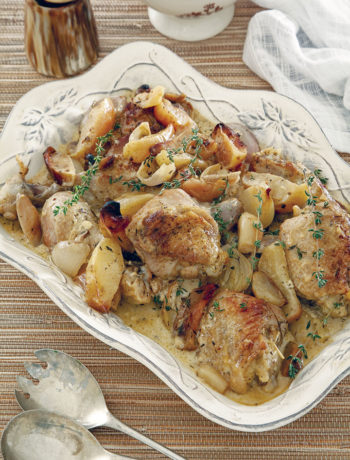 Chicken with sherry and shallot sauce recipe