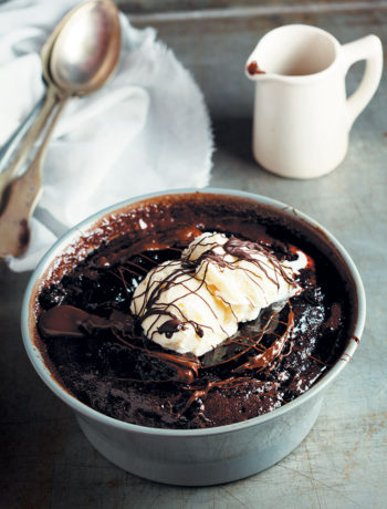 Chocolate brownie pudding recipe