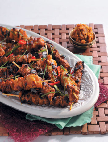 Malay chicken or beef peanut satay recipe
