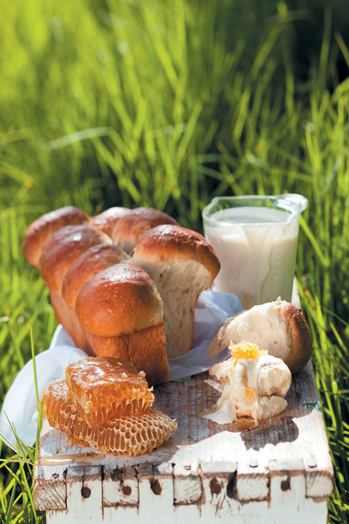 Milk bread with clotted cream and honeycomb back recipe