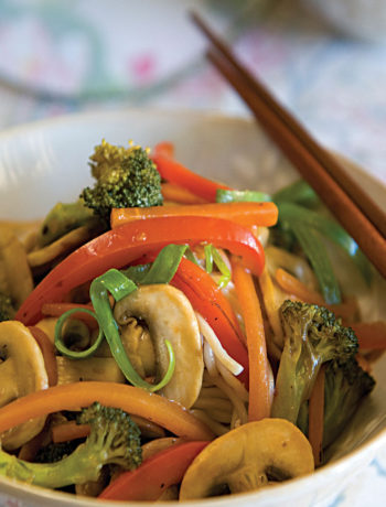 Mixed mushrooms and ginger stir-fry recipe