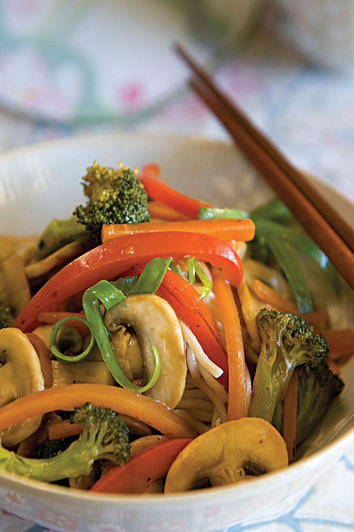 Mixed mushrooms and ginger stir-fry recipe