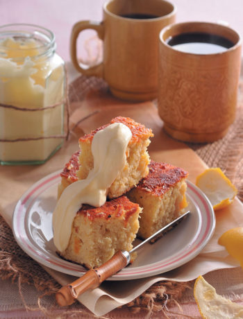 Orange and almond cake with mascarpone recipe