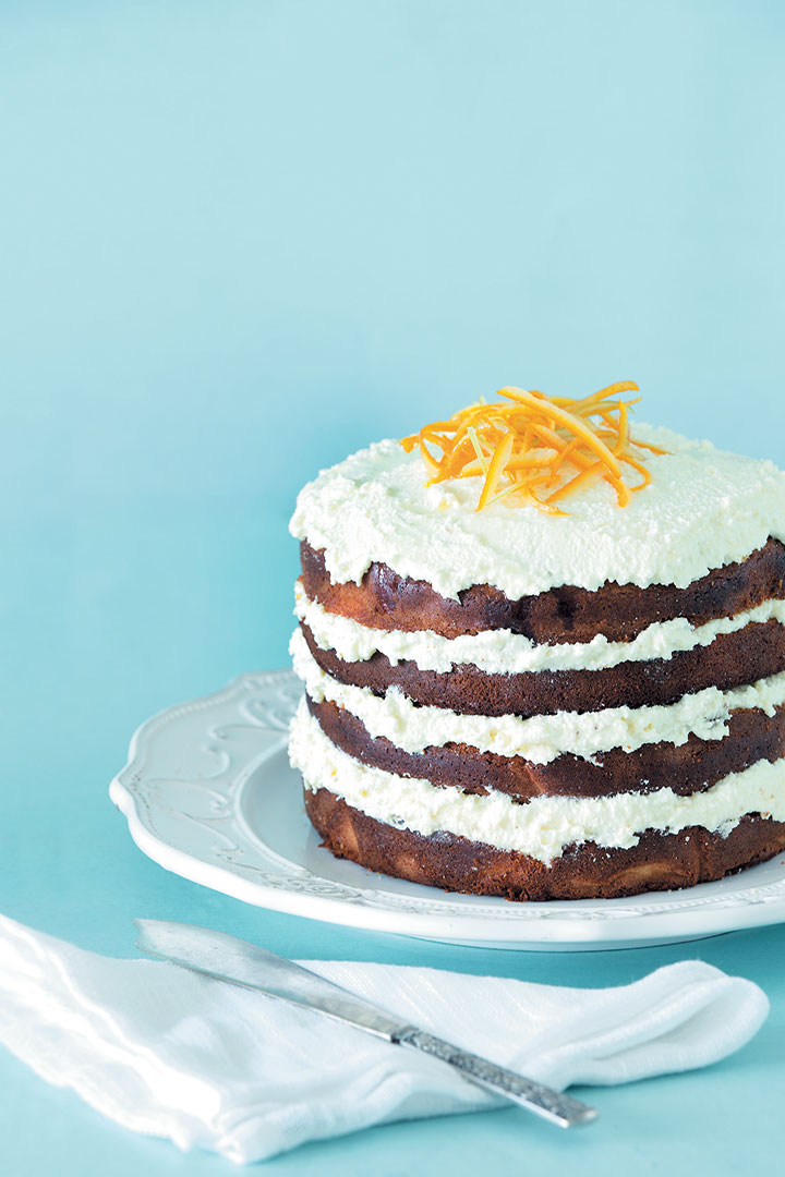 Orange and lime cream cake recipe