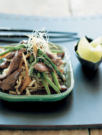 Ostrich fillet stir-fry with vegetables and preserved ginger recipe