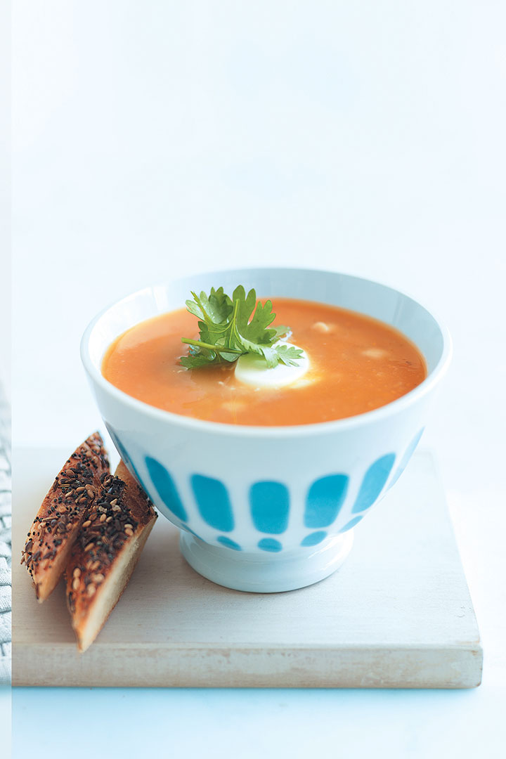 Red curry sweet potato soup recipe