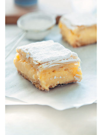 Vanilla orange custard slices recipe