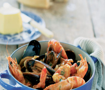 West coast fish stew served with pot beer bread recipe