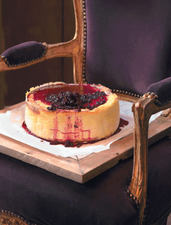 Goat's cheese cheesecake with beetroot chutney recipe