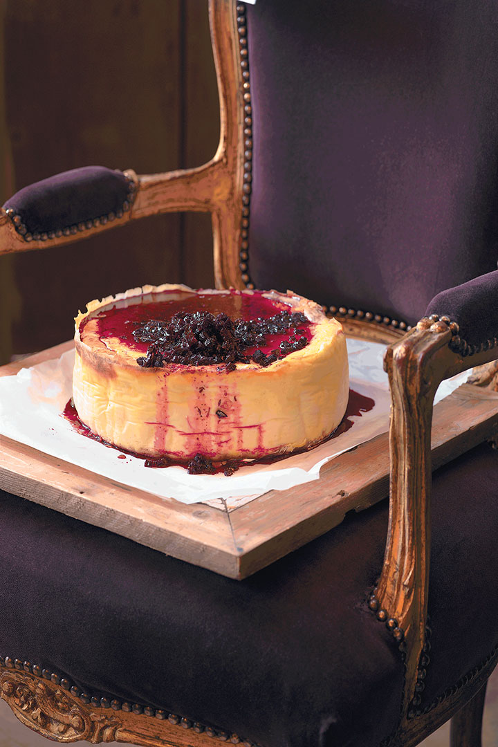 Goat's cheese cheesecake with beetroot chutney recipe
