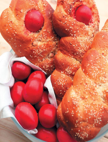 Tsoureki (Greek Easter bread)