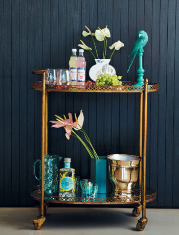 3 ways to style your drink trolley