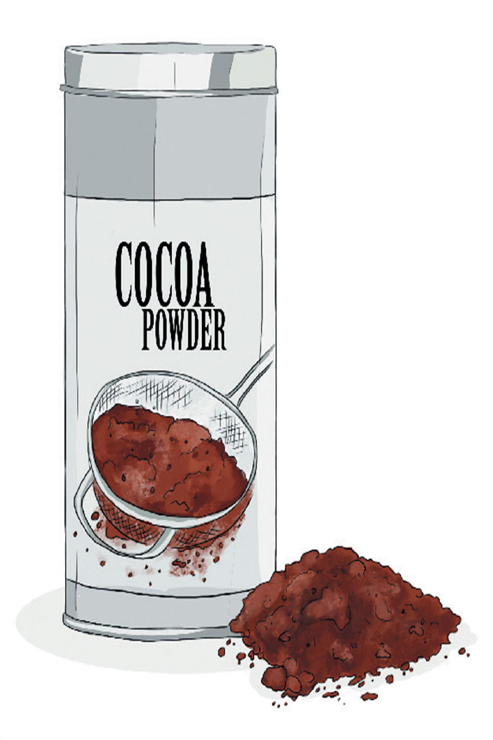 cocoa powder pantry hacks