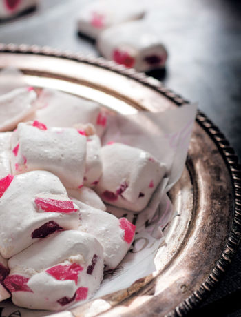 Rose-water and Turkish delight nougat recipe