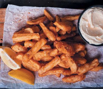 Beer-battered Cajun French fries