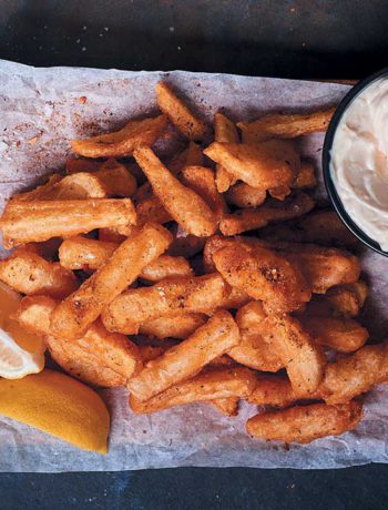 Beer-battered Cajun French fries