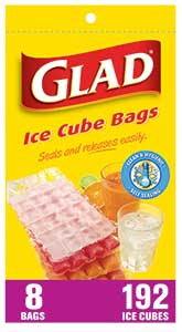 Be cool with GLAD Ice Cube Bags