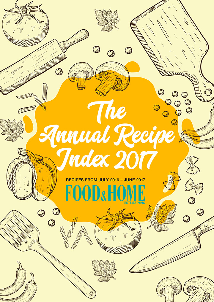 Annual recipe index
