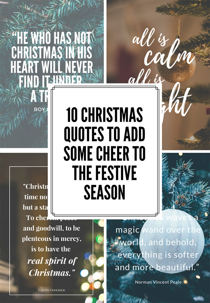 10 Christmas quotes to add some cheer to the festive season