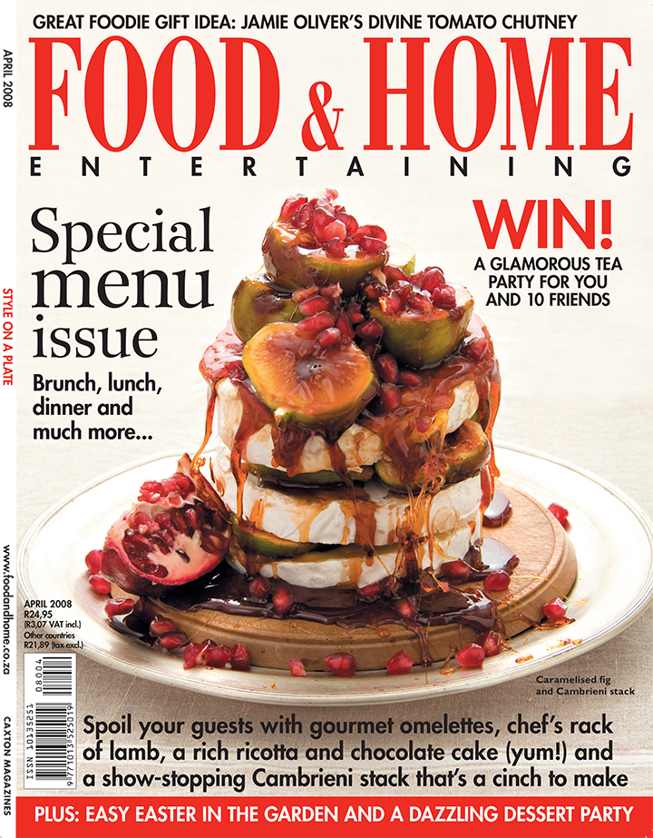 Food and Home Easter cover 2008