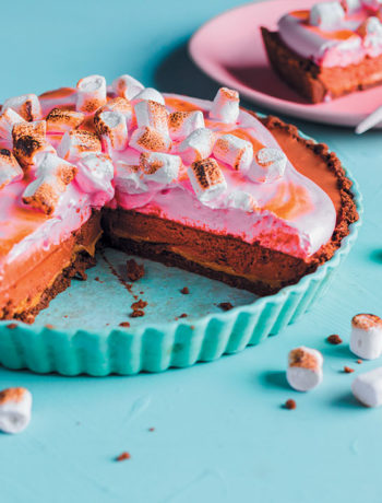 chocolate peanut butter marshmallow mousse pie