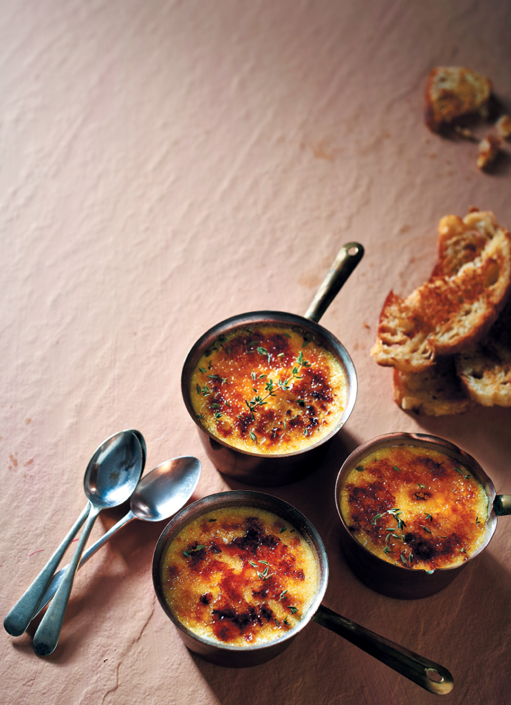Parmesan and thyme crème brûlée | Food &amp; Home Magazine