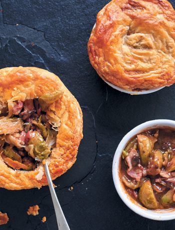Bacon and veggie pies