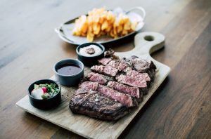 Steak and chips