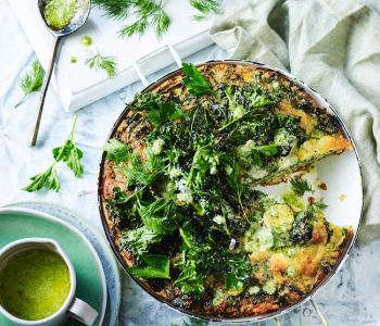 Super-green frittata recipe