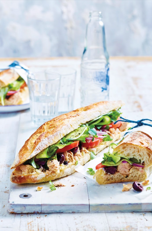 Tuna baguette Food & Home Magazine